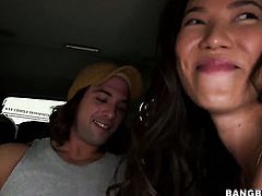 Hot blooded asian woman satisfies dudes sexual needs and then gets her lovely face cum glazed