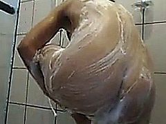 Sexy wife in the shower.