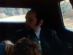 Sextractive vintage whore sucks cock in 69 position in the car