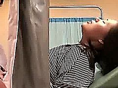 Gynecologist tricks Young Woman during an examination and even sticks his dick into the unsuspicious shy Girl. Spycam