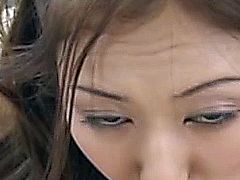 Japanese blowjob lover gets her hairy box licked after sucking cock pov
