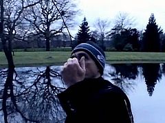 If you are into hardcore outdoor BDSM make sure you don't miss this horny brunette teen. Watch as is getting all tied up by her horny master on this cold day.