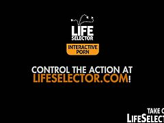 Life Selector brings you a hell of a free porn video where you can see how these busty brunette sluts get pounded hard pov style into breathtaking orgasms.