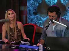 On this episode of the Playboy morning show these sexy girls show off their boobs while they sit with a midget. The hosts have found a bunch of pictures of things that look like boobs. including mushrooms and chocolate.
