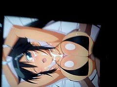 Anime Cum Tribute - Bikini Huge Tits Teen SoP CumTribute