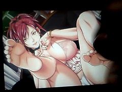Anime Cum Tribute - MILF Huge Tits Footjob Nude