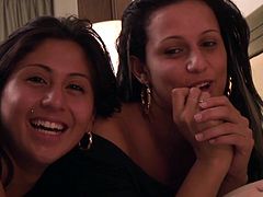 Two horny girls taking turns on getting fucked by Torbe himself... They are loving it!