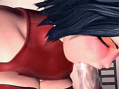 Lady In Red- 3d Anime