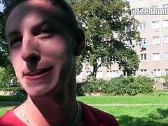 Czech Hunter brings you a hell of a free porn video where you can see how this gay hunk gives his friend an amazing pov handjob while assuming very naughty positions.