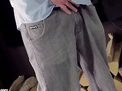 Brayden Brooks is a charming guy with a fit body and a cute face. He is in the living room, masturbating by the fireplace. He looks sensual when he touches himself.