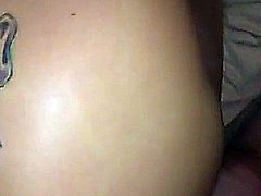 Great amateur video of Big ass latina getting asshole drilled hard POV doggystyle