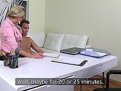 Hot office audition fuck.