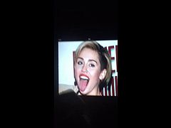Cum Tribute 02: Miley Cyrus.
