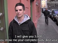 Czech Hunter brings you very intense free porn video where you can see how this Czech hunk sucks cock in the tanning salon while assuming very interesting positions.