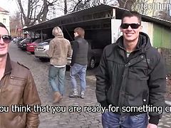 Czech Hunter brings you very intense free porn video where you can see how these three Czech hunks are ready to misbehave a lot while assuming sexy positions.
