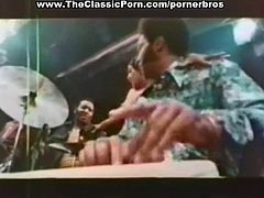 Vintage 1970s porn featuring hairy pussy getting fucked by black cock.  Classic hardcore sex movie.