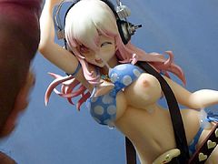 Super Sonico Figure Bukkake 1