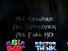 When kinky Doctor Vahn saw the cute Asian twink on his medical exam table, he was overwhelmed with horny gay Asian sex desires. He tells the cute Asian boy to strip down, then Vahn checks him out thoroughly, then goes right to work on anal examination. After a cleansing enema, he grabs the long dildo for some deep dildo fucking. After administering a deep dildo fuck on his cute new Asian twink patient, Doctor Vahn is feeling like he wants this cute Asian boy's hard cock up his ass for a change. So he performs some cock sucking and ass rimming therapy on the cute young Asian twink. He advises J