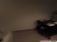 Horny stud with this hot brunette babe getting naught in this hot amateur video.Watch how he kisses her and drills her tight shaved pussy hard and deep while she moans in pleasure