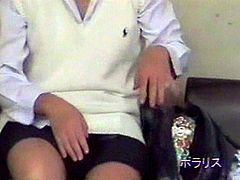These Asian schoolgirls have no idea that someone is catching action with a camera up their skirts and sneaking peeks of their panties in this amateur action.