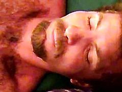 Mature straight bear dilf gets a facial