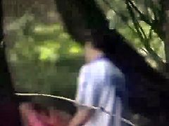Amateurs Fucking COUPLE CAUGHT SEX IN THE WOODS!
