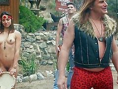 Hope and her lover show the newcomers what paradise city is