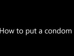 Wear a condom demonstration