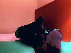 zentai alien wanking