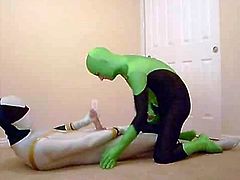 zentai heroes sucking