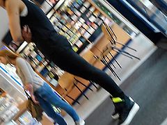 Gorgeous teen at pharmacy part 2