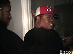 Two black friends moving out but instead taking a break as they are horny as fuck and they started revealing their black poles ready for some fucking on their black assholes.