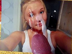 Cute Girl Cum Tribute #15