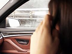 Are you fond of uninhibited hitchhiker girls? Kitana was picked up and now plays by the horny driver's rules. She looks excited to show him her wonderful tits and she even agrees to play with his cock. Watch the naughty brunette sucking dick and balls in the car with a passionate desire.