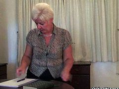 Watch this British grannies Pearl and Sandie as they still loves pleasuring themselves by using dildo or any pointed toys to drill and fondle their old big pussies to orgasm.