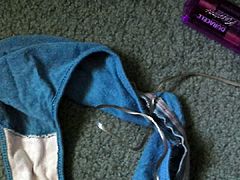 Dumping my Load in Wife's Dirty Panties