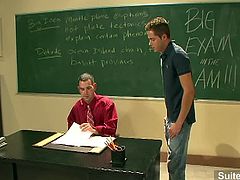 Turk has blown off his college studies, and needs to get the answer key from the professor’s assistant, Dak, before the big exam tomorrow. Dak however, is a believer in the “school of hard knocks”. Turk’s only option is blowing off the P.A. in this school of hard cocks.