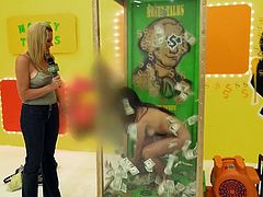Do you enjoy watching reality kinky shows with sexy content? In this episode, you'll get to see a brunette covering her naked body with dollars. A guy met in the street, says 