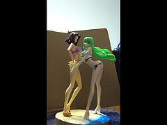 Code Geass Kallen and C.C. figure bukkake SOF