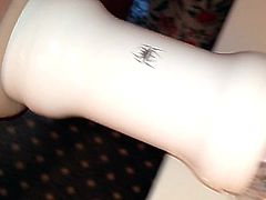Spider Masturbator mit Fleshlight einsatz gefickt 1