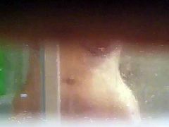 Wife's Tit's in Shower