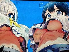 Hamakaze & Ushio SoP (Kantai Collection) Cum Tribute