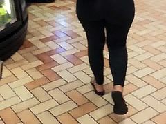 See thru leggings Pawg