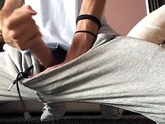 Cumshoot On Sneakers