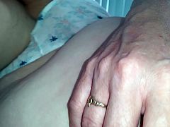 wife rubs her ripe nipple, i have to suck it