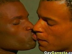 Black Gay Gangsta Cock Sucking and Anal Fucking