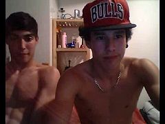 College Twinks Jerking Off Together