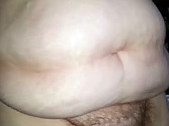 wifes big bush, big belly, big tits next to me