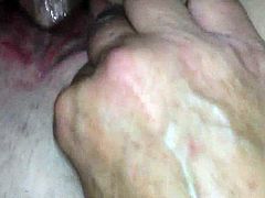 Mature BBW Gets Her Shaved Pussy Filled