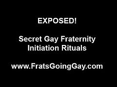 Straigt teen gets ass fuck in gay college fraternity group